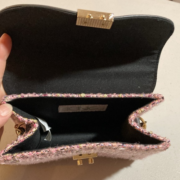 Icing Small Pink Tweed, Crossbody purse, - Picture 7 of 12